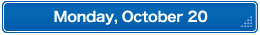 Monday, October 20