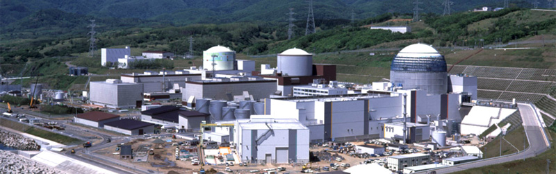 原子力発電所（北海道電力泊発電所）
